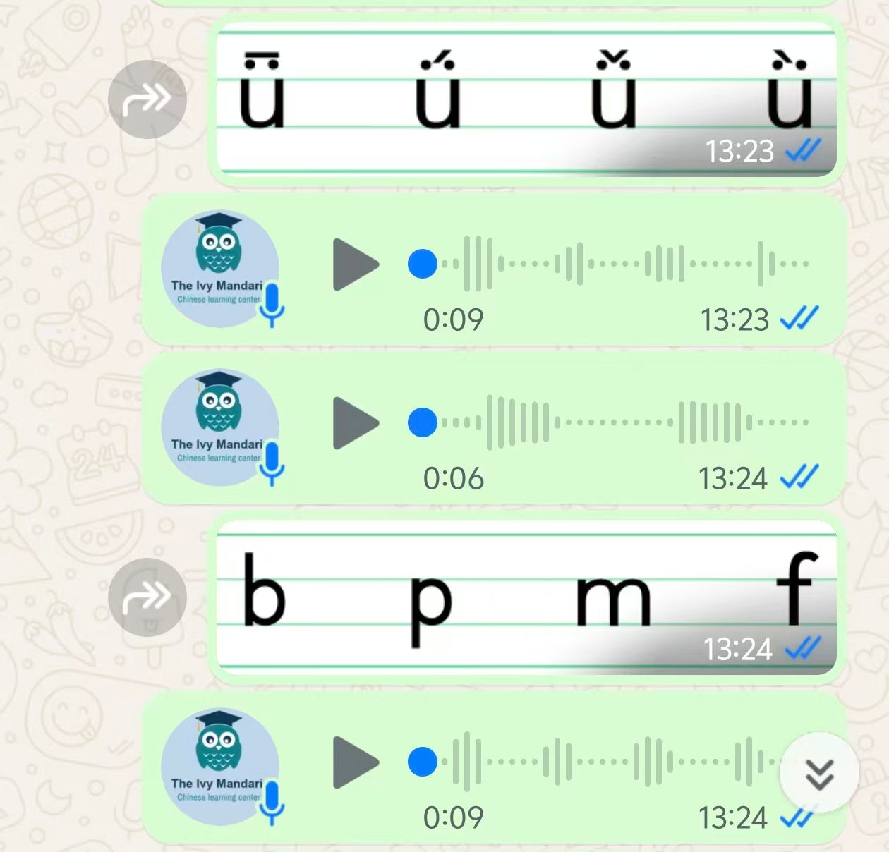 Student Speaking Homework – Mandarin Pronunciation Practice